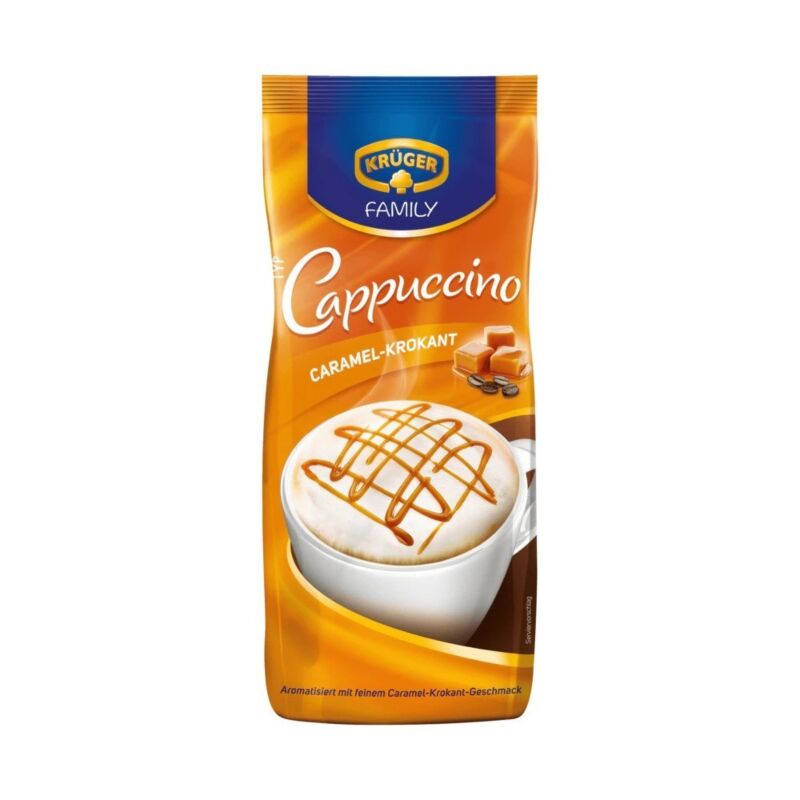 Kavos gėrimas Krüger Cappuccino Caramel Krokant 500 g