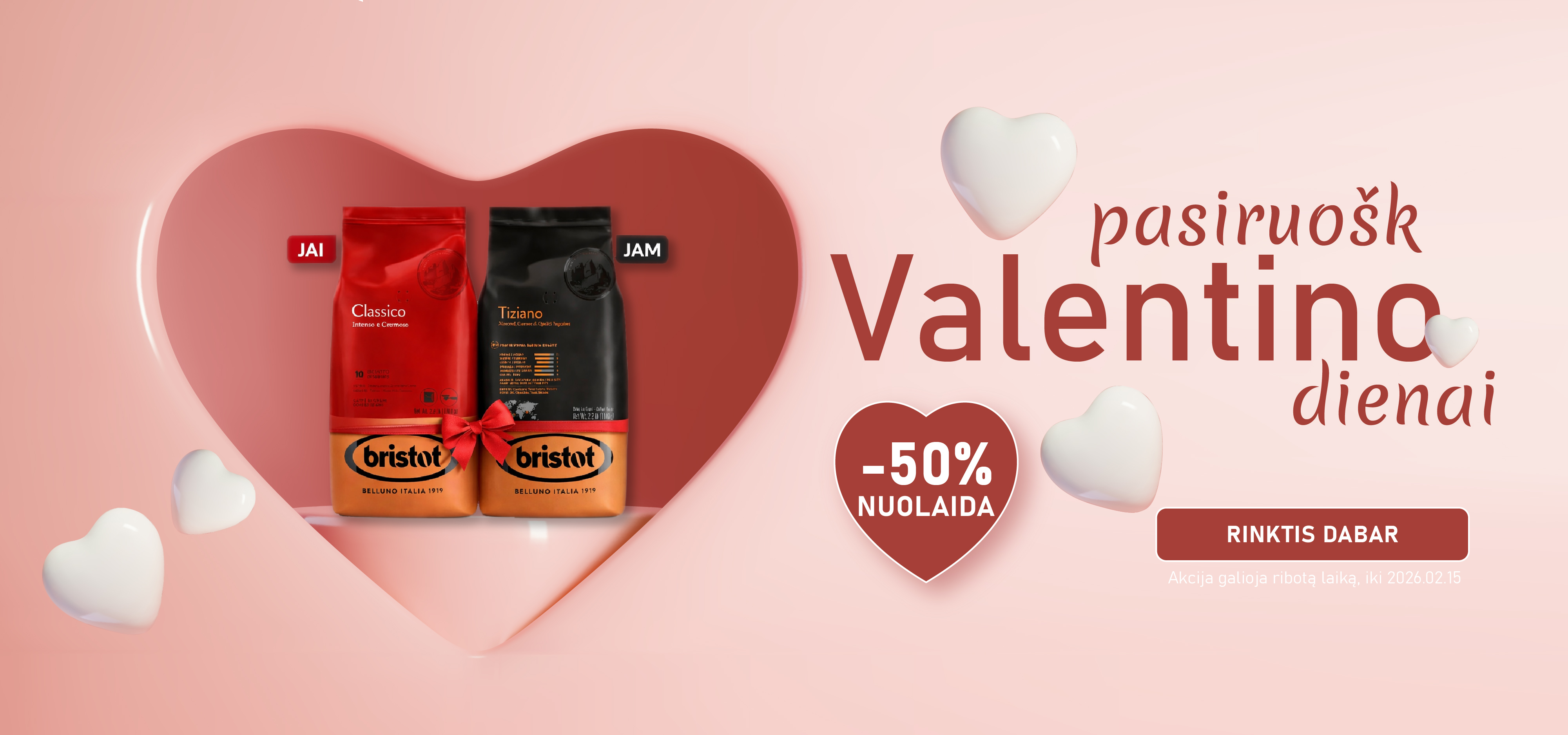 Pasiruošk valentino dienai