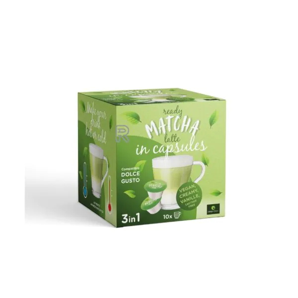 Matcha kapsulės Latte 3 in 1 Dolce Gusto 10 vnt.