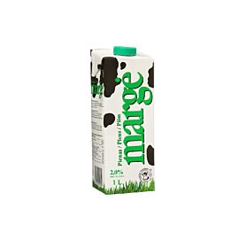 Pienas MARGĖ, UAT 2.0%, 1000 ml.