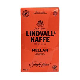 Malta kava Lindvall's MELLANROST 450g.