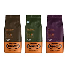 Bristot kavos pupelių rinkinys 3 kg