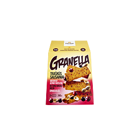 Sausainiai Granella su riešutais ir spanguolėmis 240 g