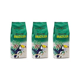 Rinkinys kavos pupelės KM Kvapnioji Brazilija 3 kg