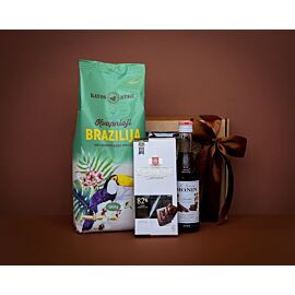 Kavos pupelių Kvapnioji Brazilija dovanų rinkinys Nr. 11