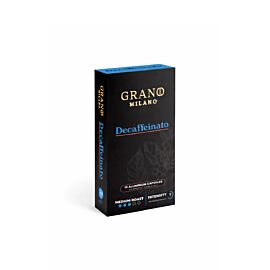 Kavos kapsulės Grano Milano Decaffeinato 10 vnt.