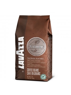 Kavos pupelės Lavazza Tierra 100% Arabica 1kg.