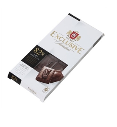Juodasis šokoladas TAI TAU EXCLUSIVE (82%), 100 g