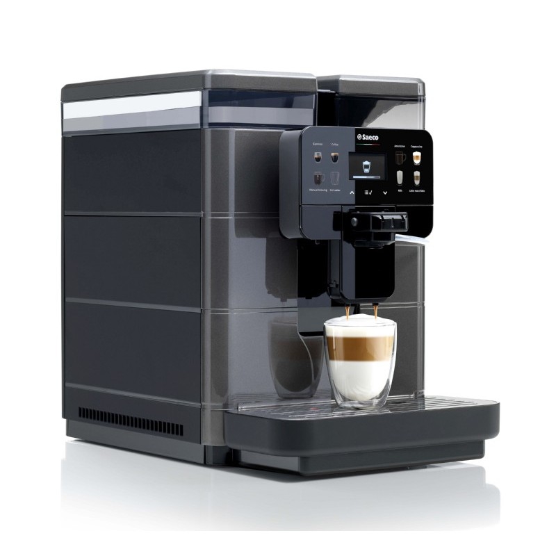 Automatinis kavos aparatas Saeco Royal OTC 9J0080, su kapučinatoriumi, juodas