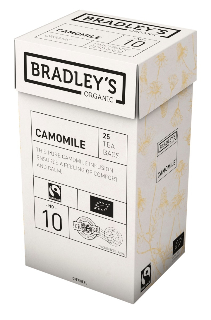 Bradley's ramunėlių arbata, 25 pak.