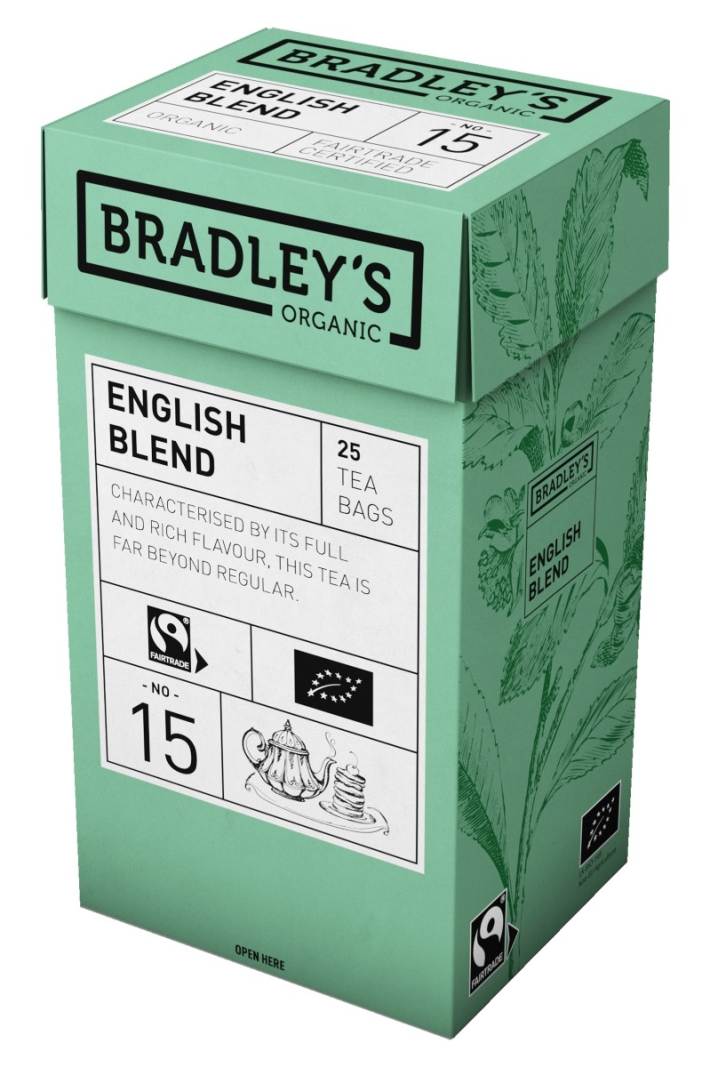 Bradley's juodoji arbata English Blend, 25 pak.