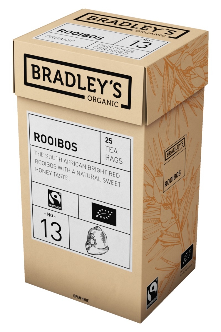 Bradley's Rooibos arbata, 25 pak.