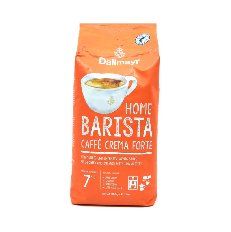 Kavos pupelės DALLMAYR Home Barista Forte, 1 kg