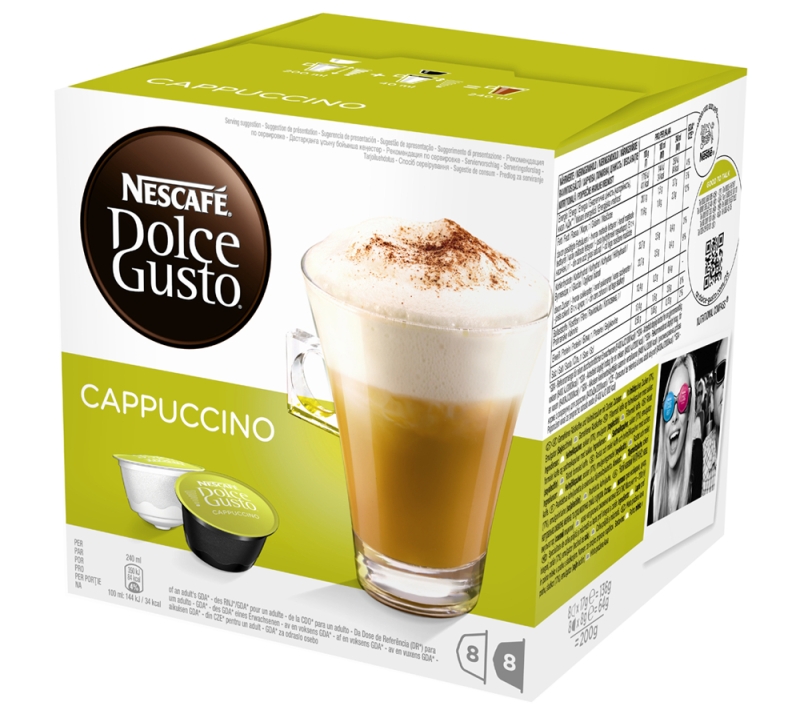 Kavos kapsulės DOLCE GUSTO CAPPUCCINO 16 vnt.