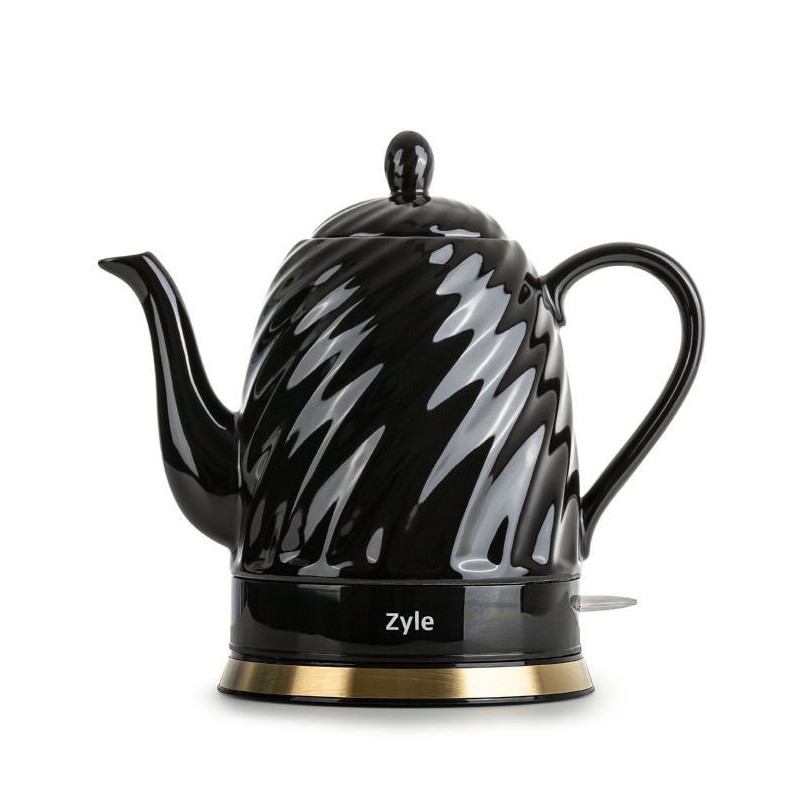 Keramikinis virdulys Zyle, 1,5 l, juodas