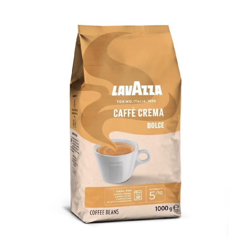 Kavos pupelės Lavazza Caffé crema Dolce 1kg.