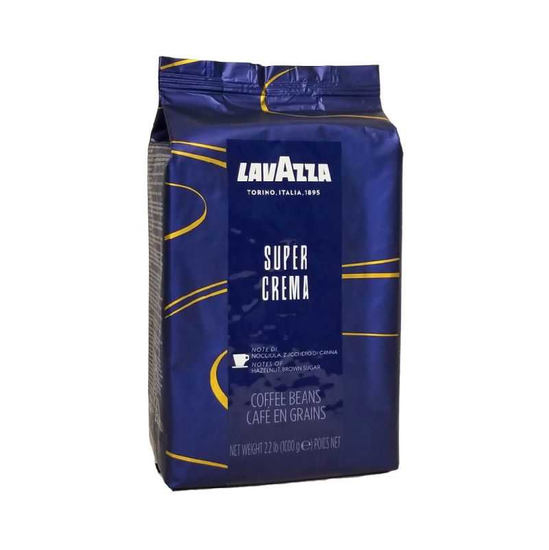 Kavos pupelės Lavazza Super crema 1kg.