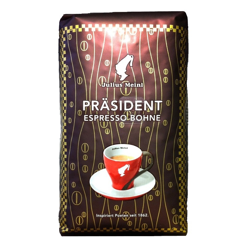 Kavos pupelės Julius Meinl PRESIDENT GRANDE ESPRESSO 500g.